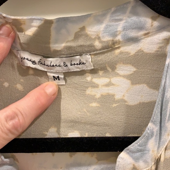 Young Fabulous & Broke tie dye top - Picture 2 of 7